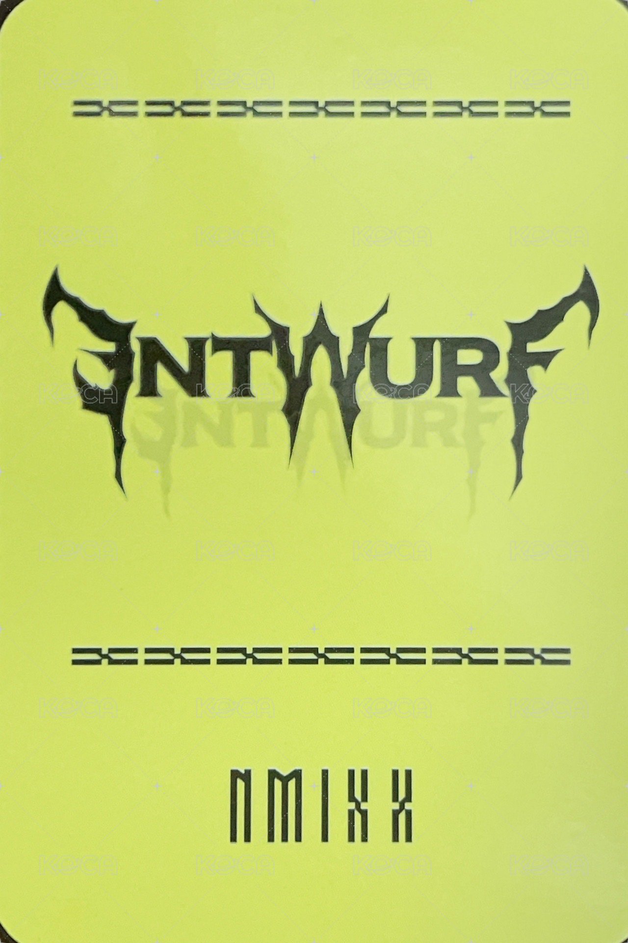ENTWURF sw 2.0 簽售卡 藍衣裴 背面