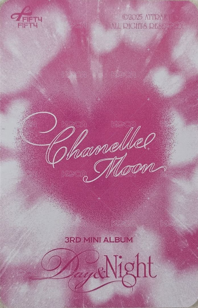 Day & Night 專輯卡 Day&Night 專卡 - Day ver  背面