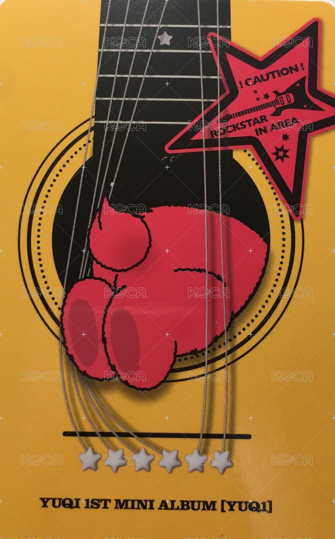 YUQ1 專輯卡 星版 背面