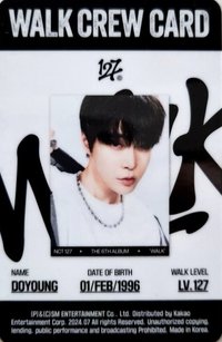 WALK 專輯卡 Crew card 