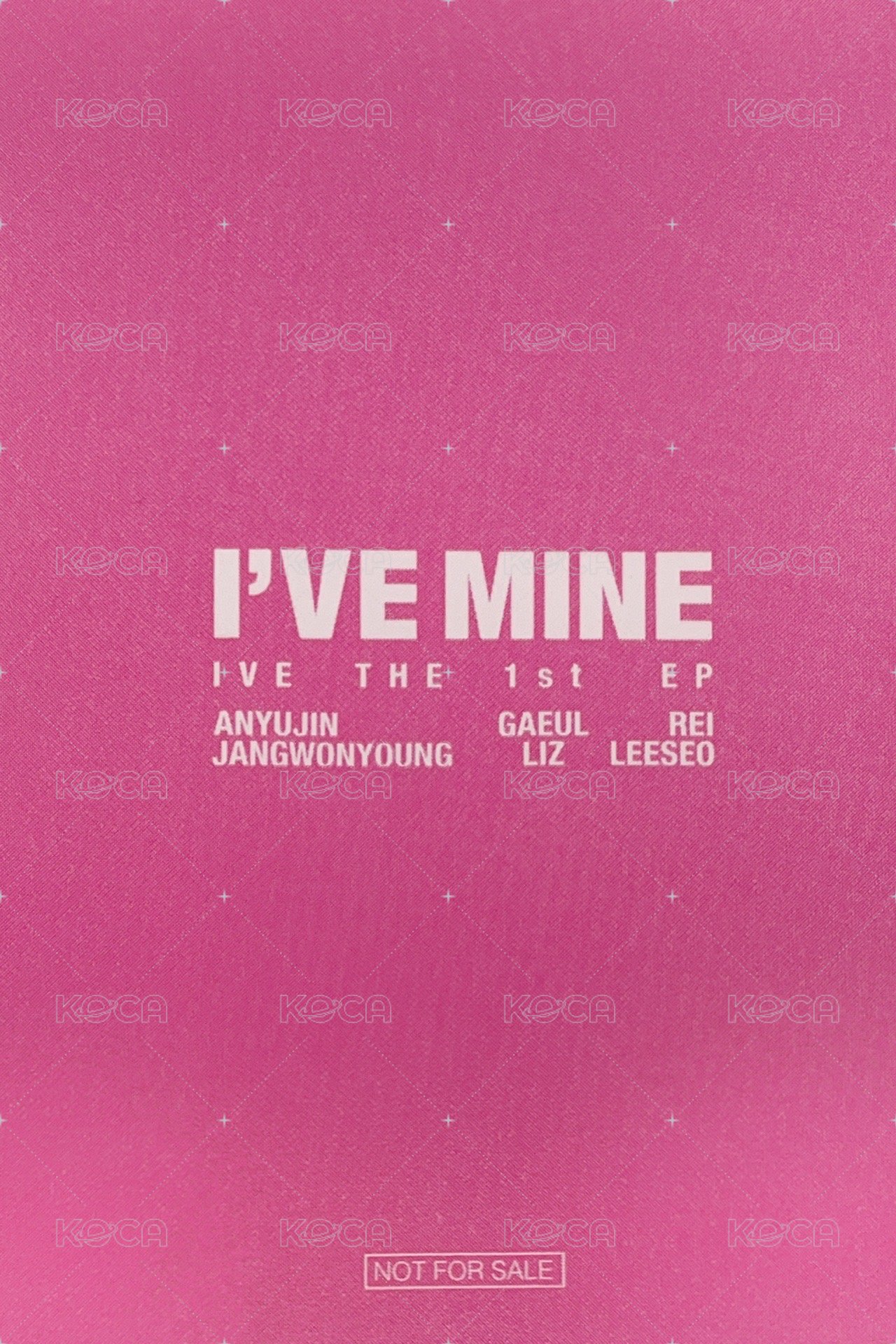 I'VE MINE 塔店 1.0 特典卡  背面