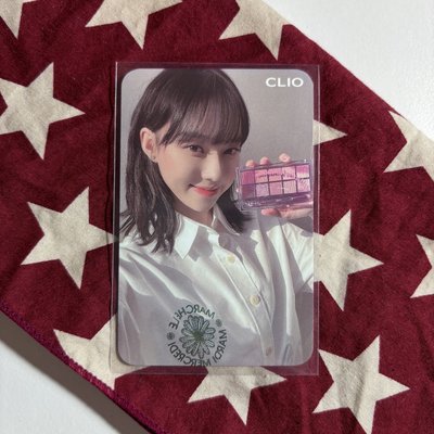 Clio眼影 代言卡 冬
