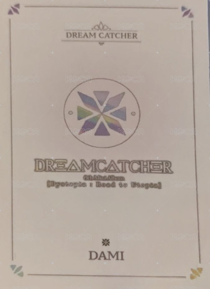 迷你六輯 mmt 簽售卡  背面