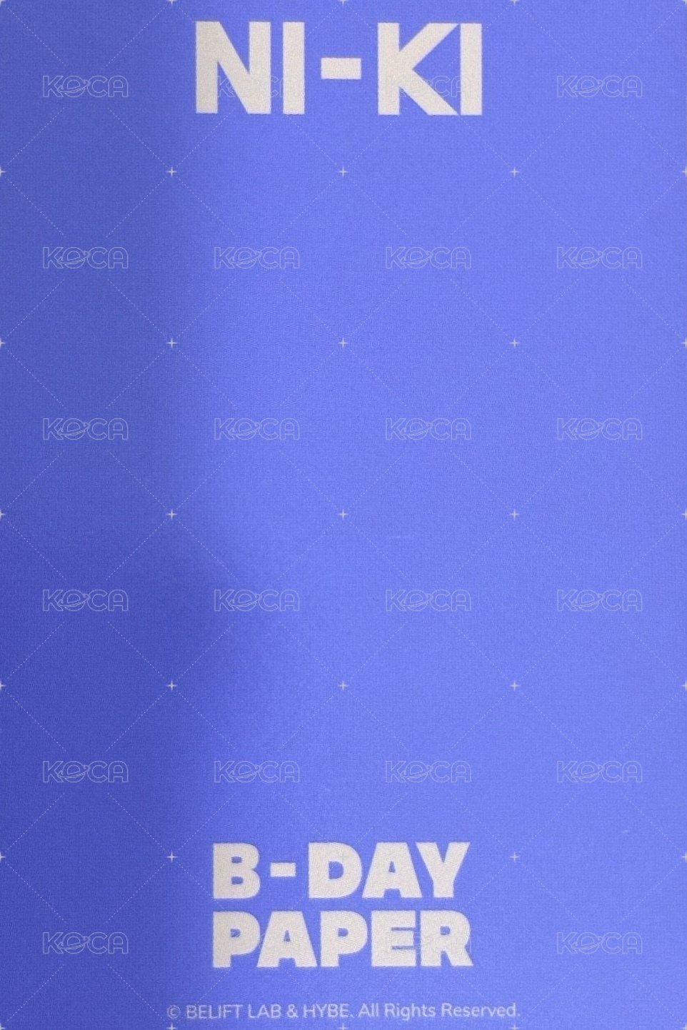 24生日禮盒 周邊卡  背面