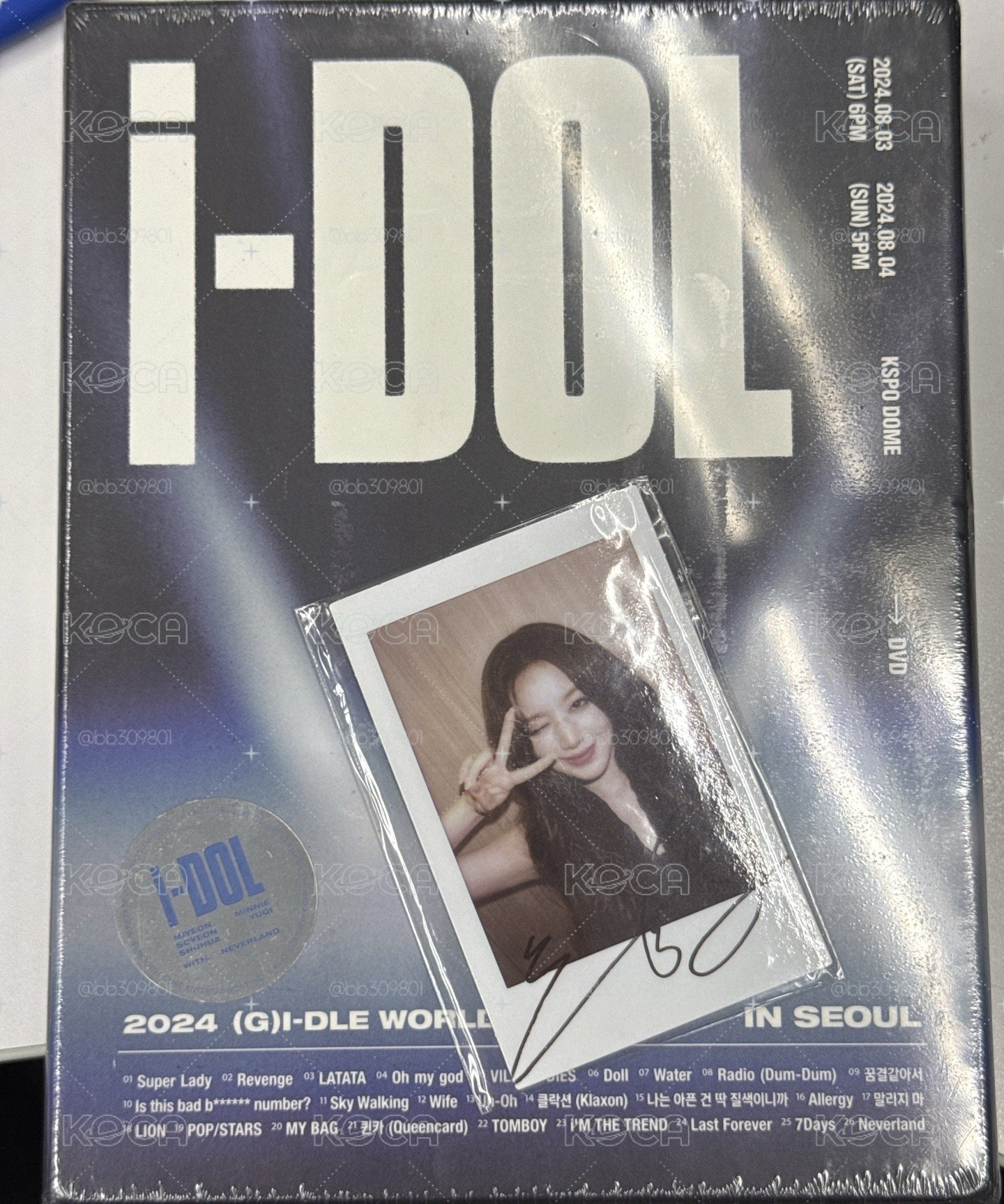i-dle 2024 Idol 演唱會dvd+預購禮