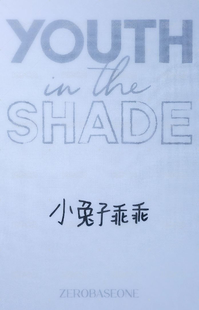 迷一 楠藝 特典卡 ZB1  中文卡背 背面