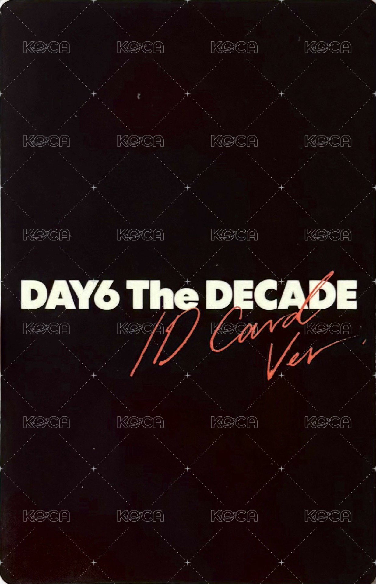 正四 ID卡專 專輯卡  背面