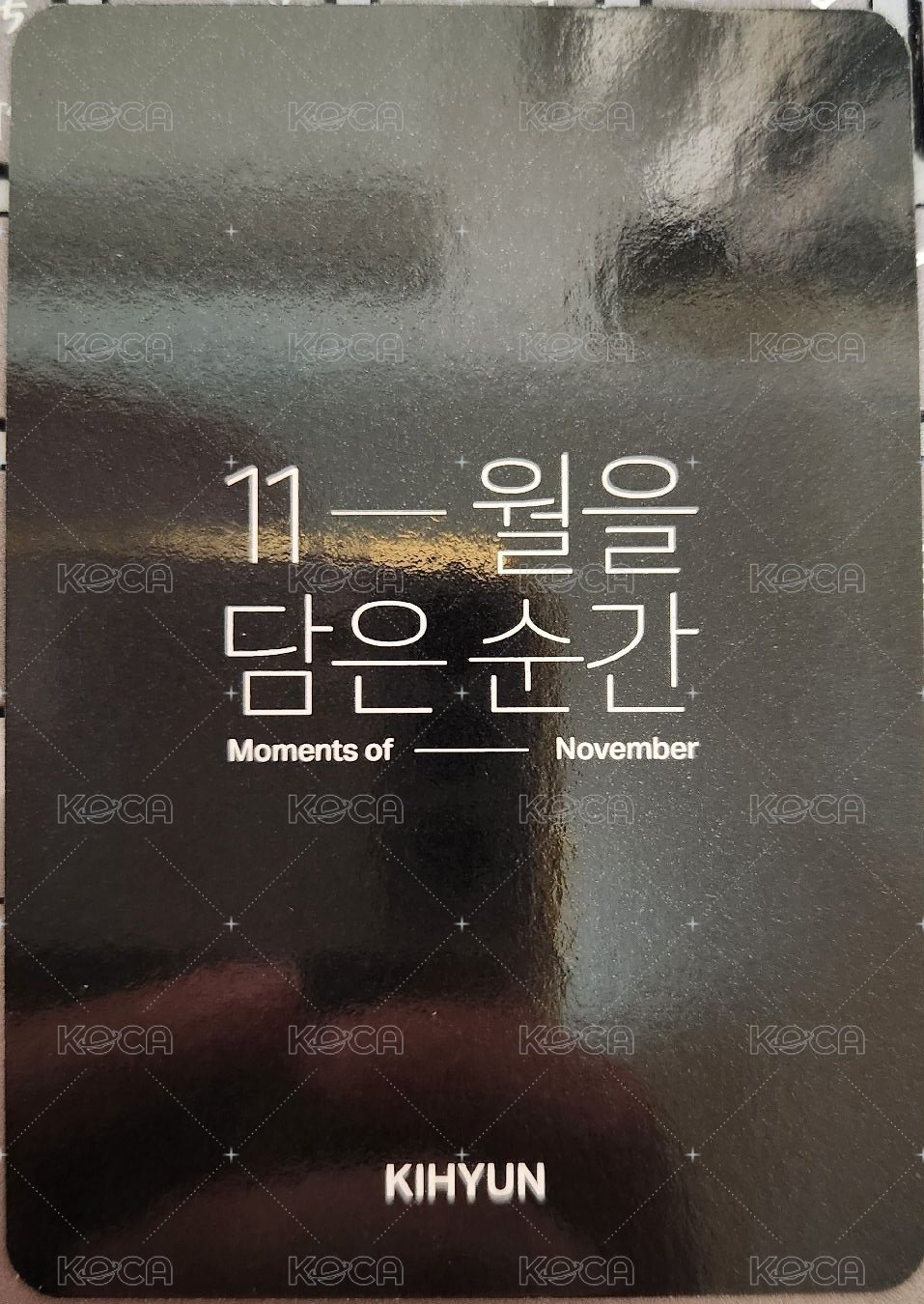 Moments of November PHOTO BOOK k4 特典卡  背面