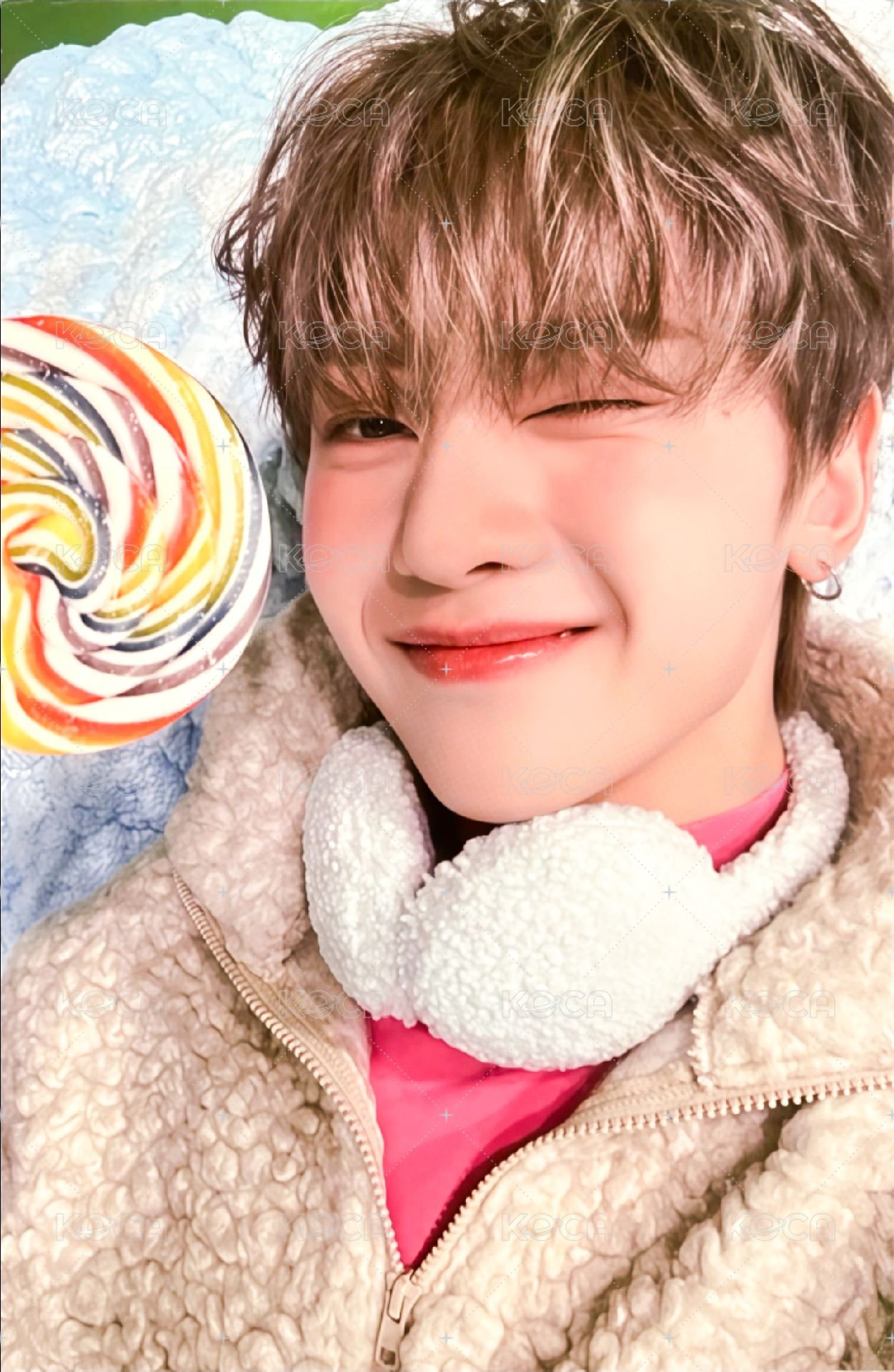 迷二 k4 特典卡 棒棒糖 ver. 正面