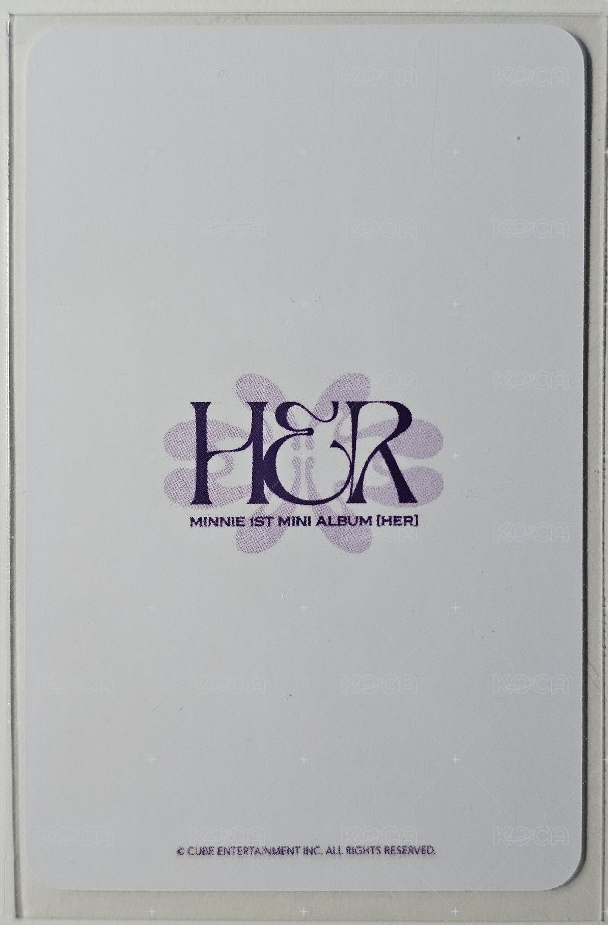 HER 打歌卡 FM打歌卡/入場卡 背面