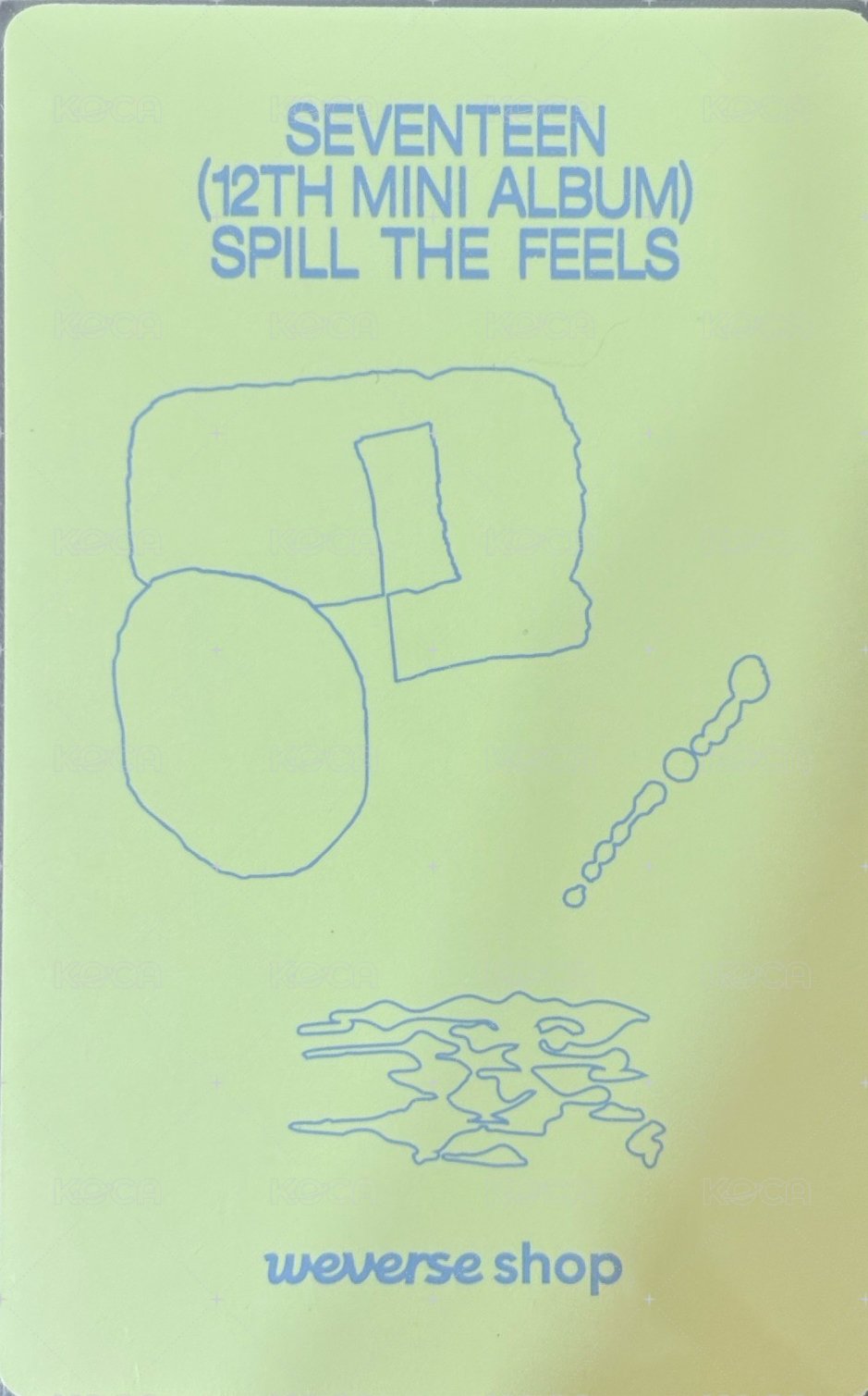 MINI12 wvs PB ver 特典卡  背面