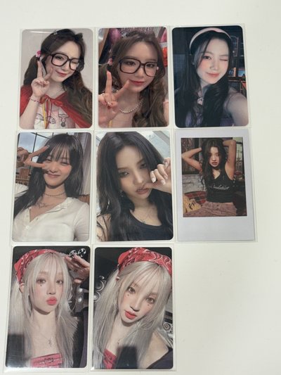 小紅帽刷（雙面）、語音卡刷、其他成員