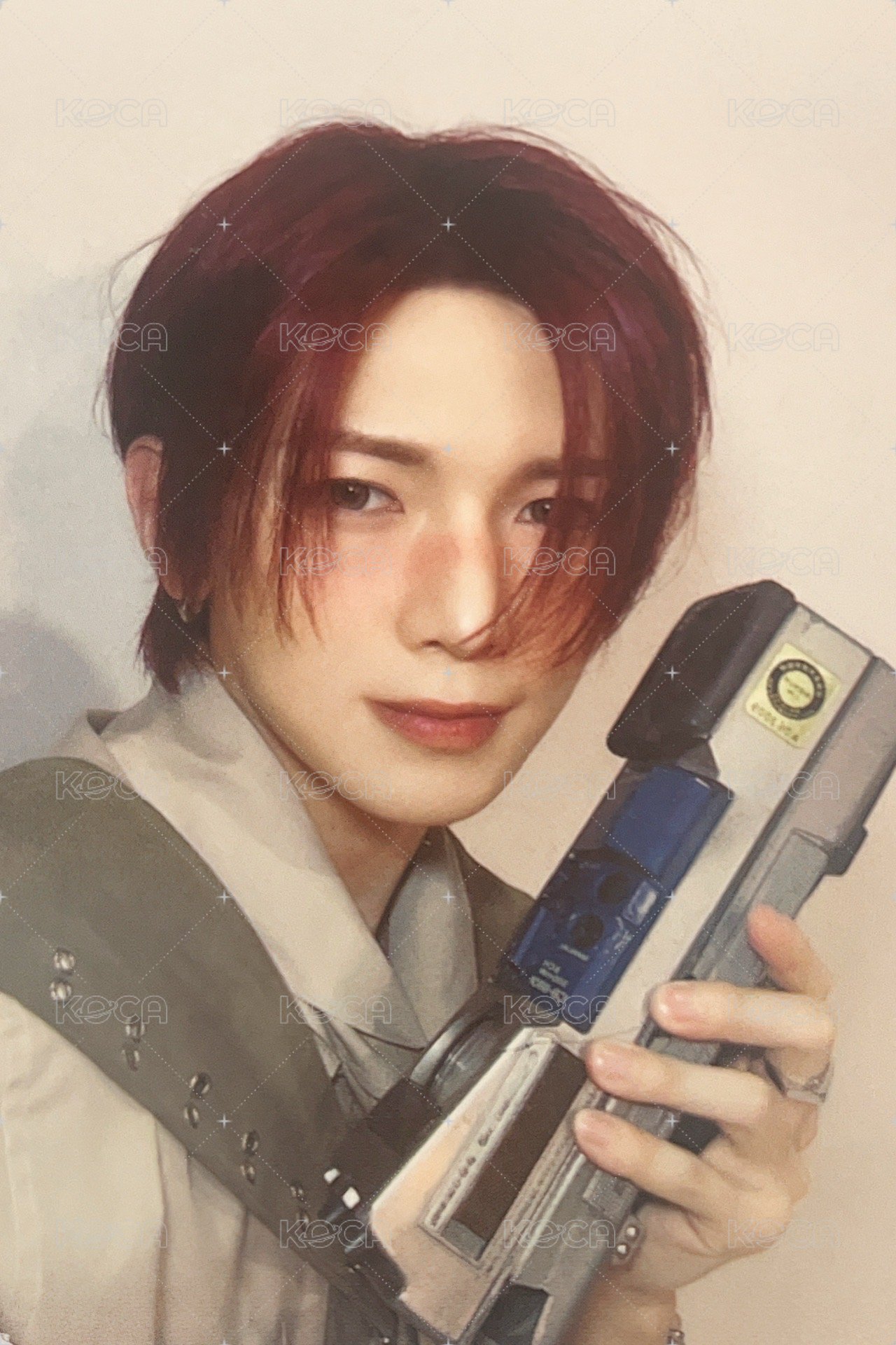 ANITEEZ IN TREASURE 周邊卡 豆豆眼娃卡 正面