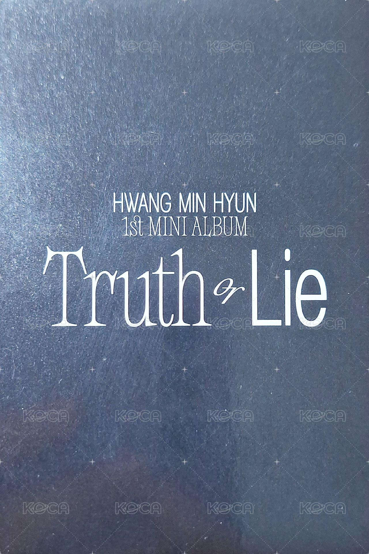 Truth or Lie m2u 簽售卡  背面