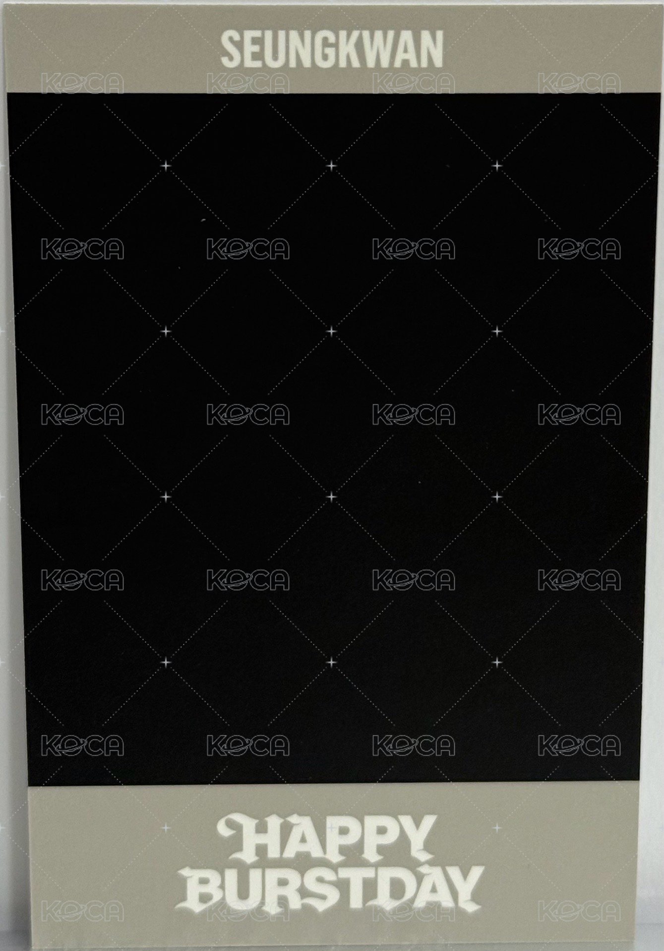 十週年 周邊卡 鑰匙圈拍立得 背面