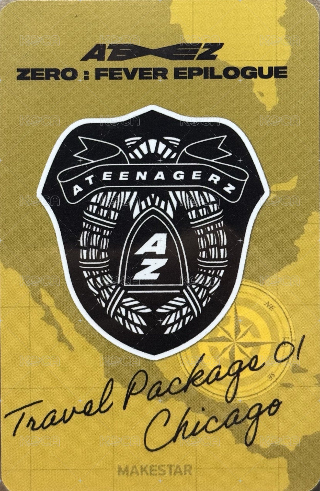 FEVER Epilogue ms Chicago 特典卡  背面