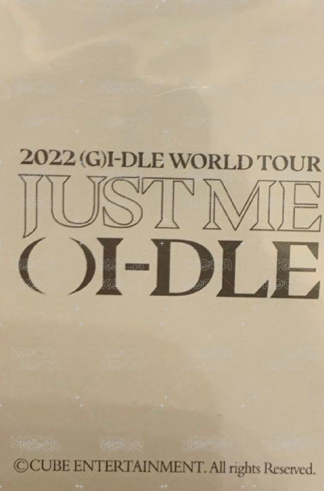 2022世巡 cube 特典卡 2022世巡妮 背面