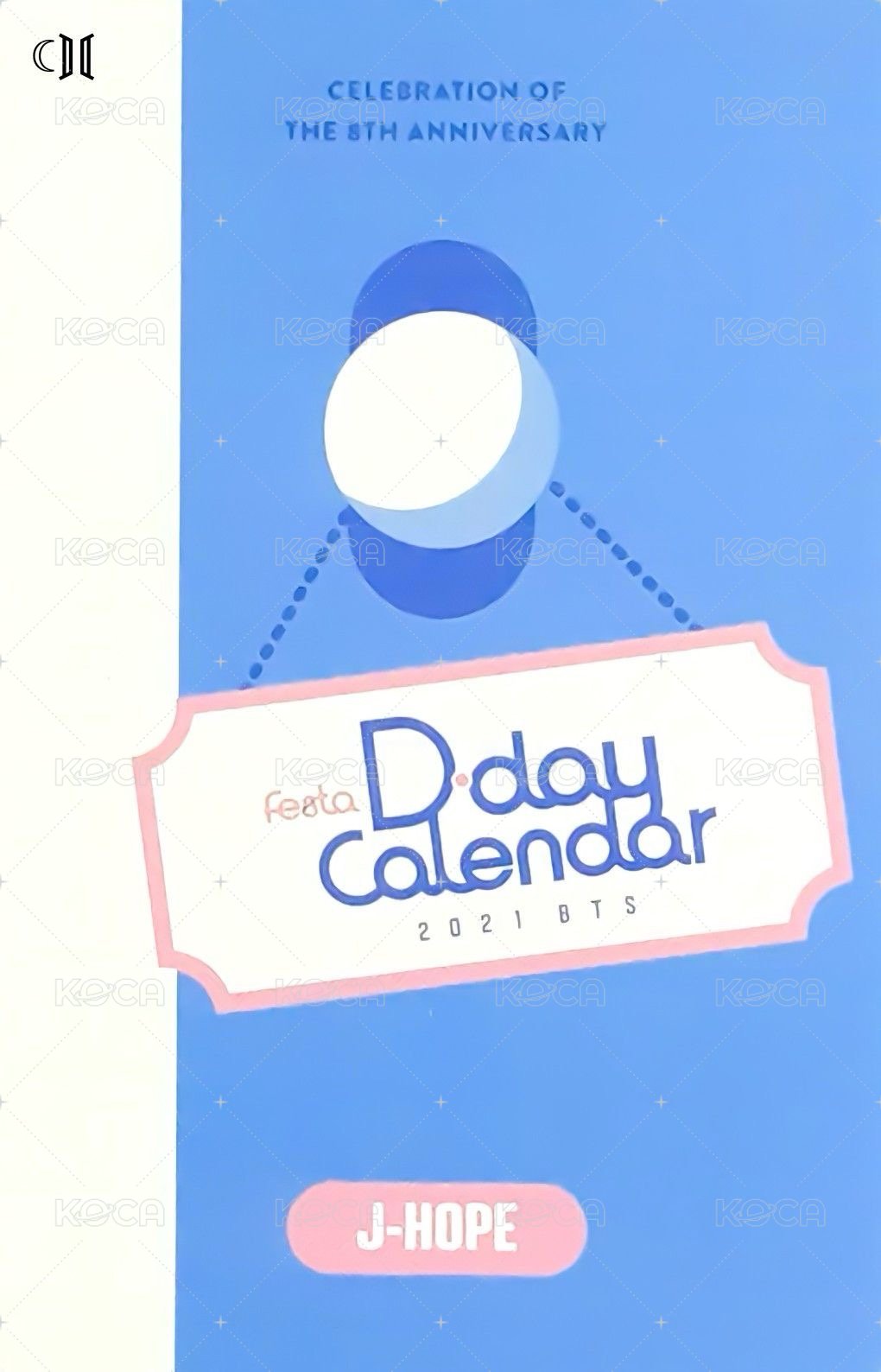 2021 八週年日曆盒 周邊卡 D9 背面