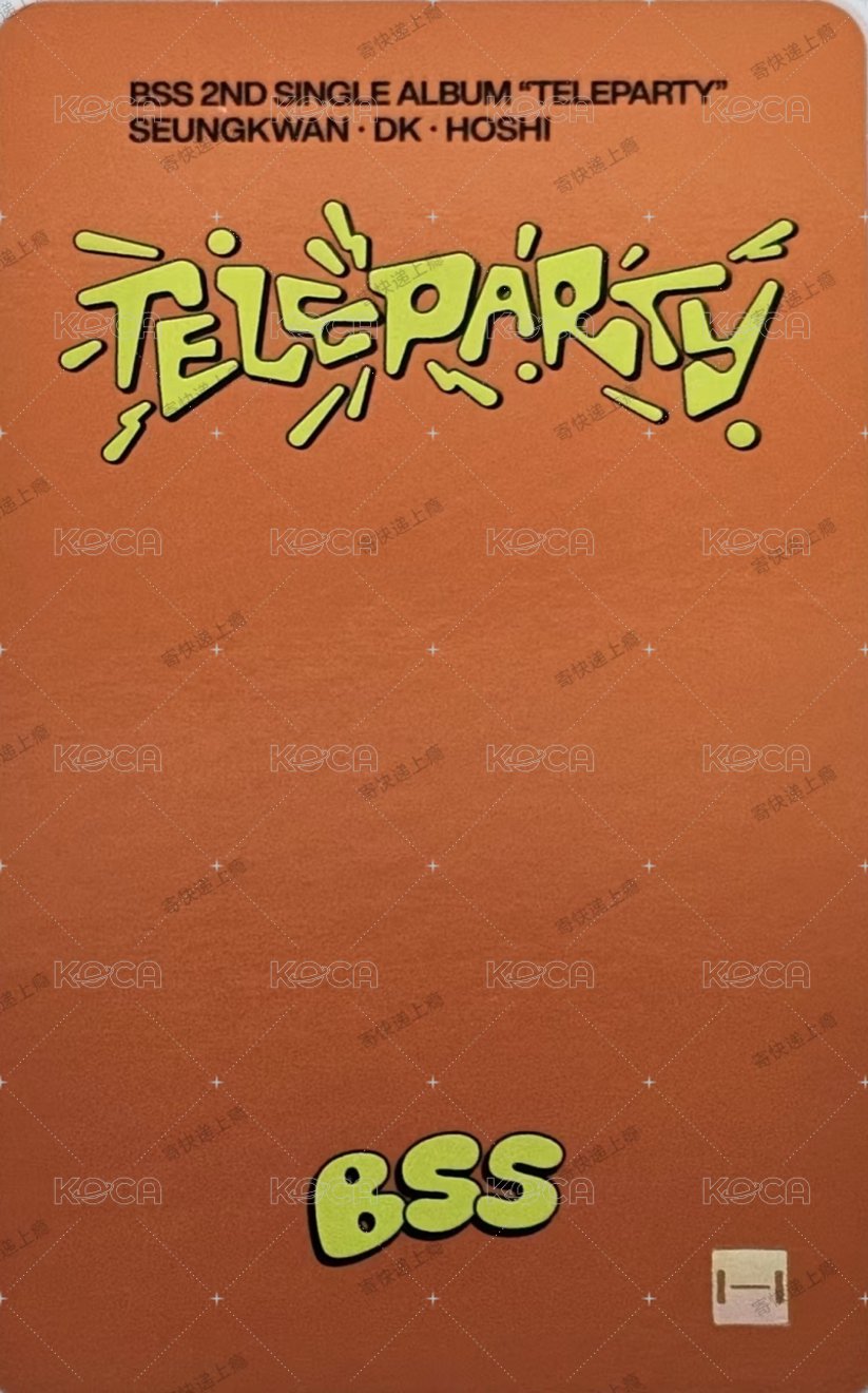 ‘TELEPARTY’ mk 幸運卡  背面