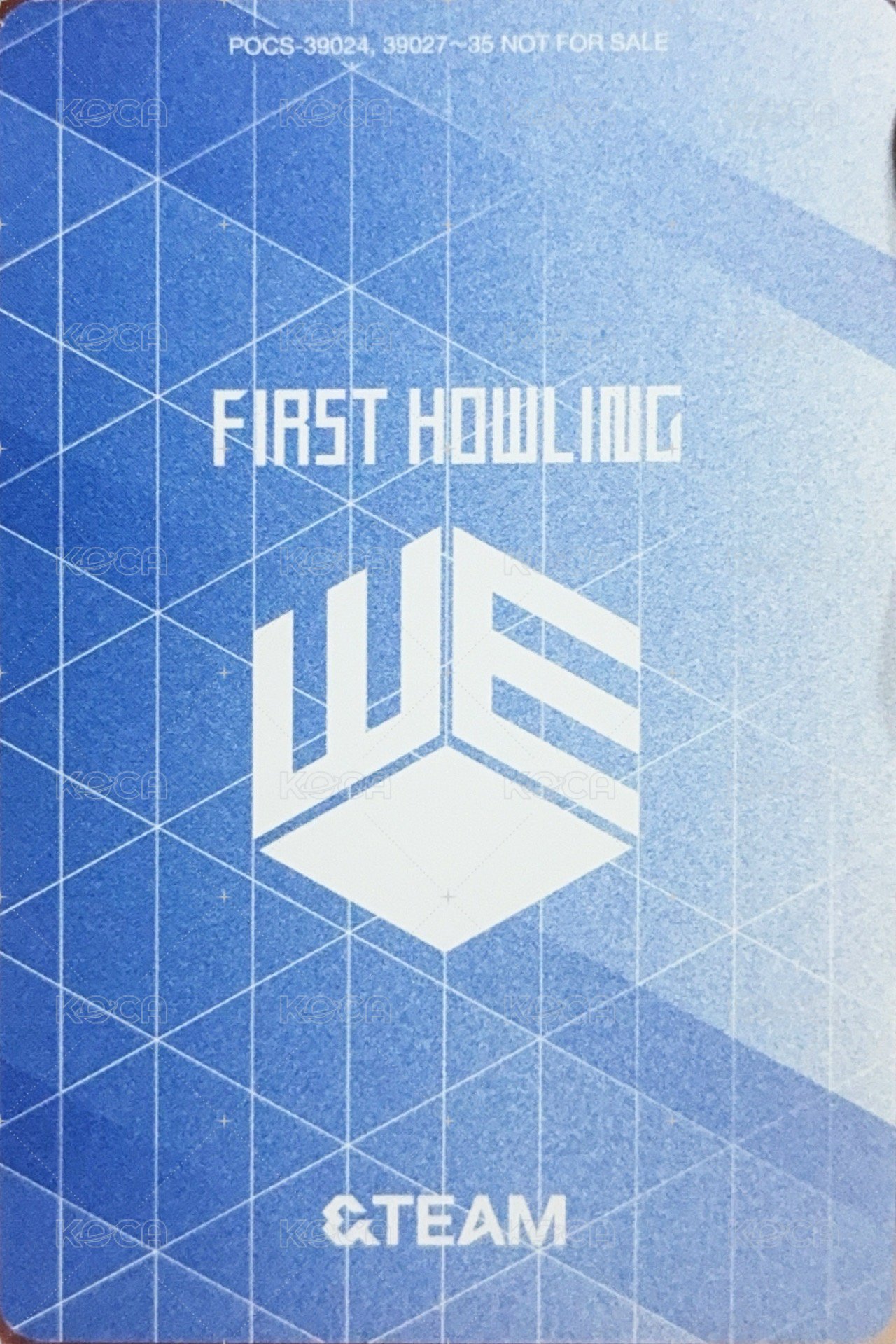 WE 專輯卡 初回限定A/單封 背面