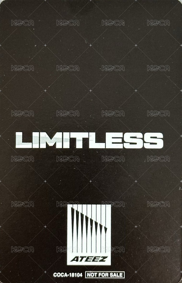 Limitless 專輯卡 通常盤 背面