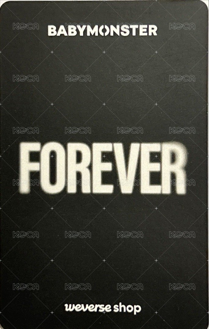 FOREVER wvs 直播卡  背面