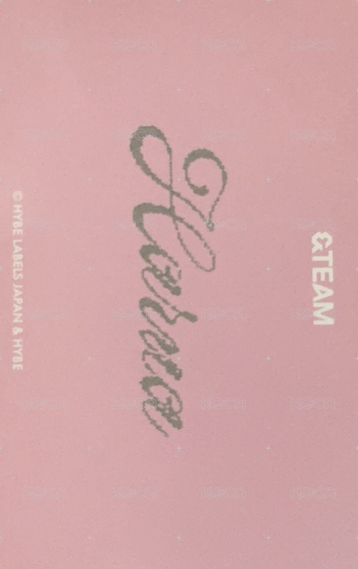 五月雨 (Samidare) 隨機卡  背面