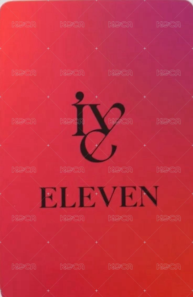 ELEVEN wd 3.0 簽售卡  背面