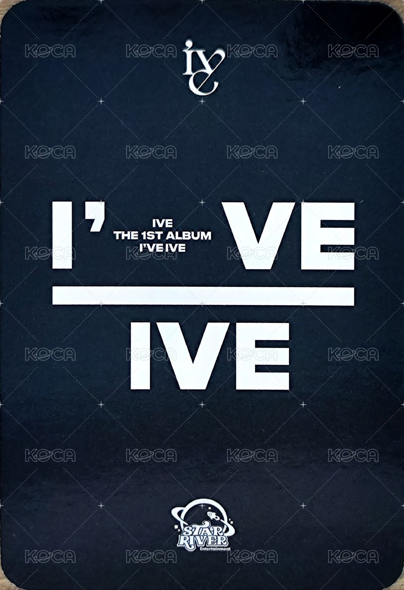 I've IVE sr 2.0 簽售卡  背面