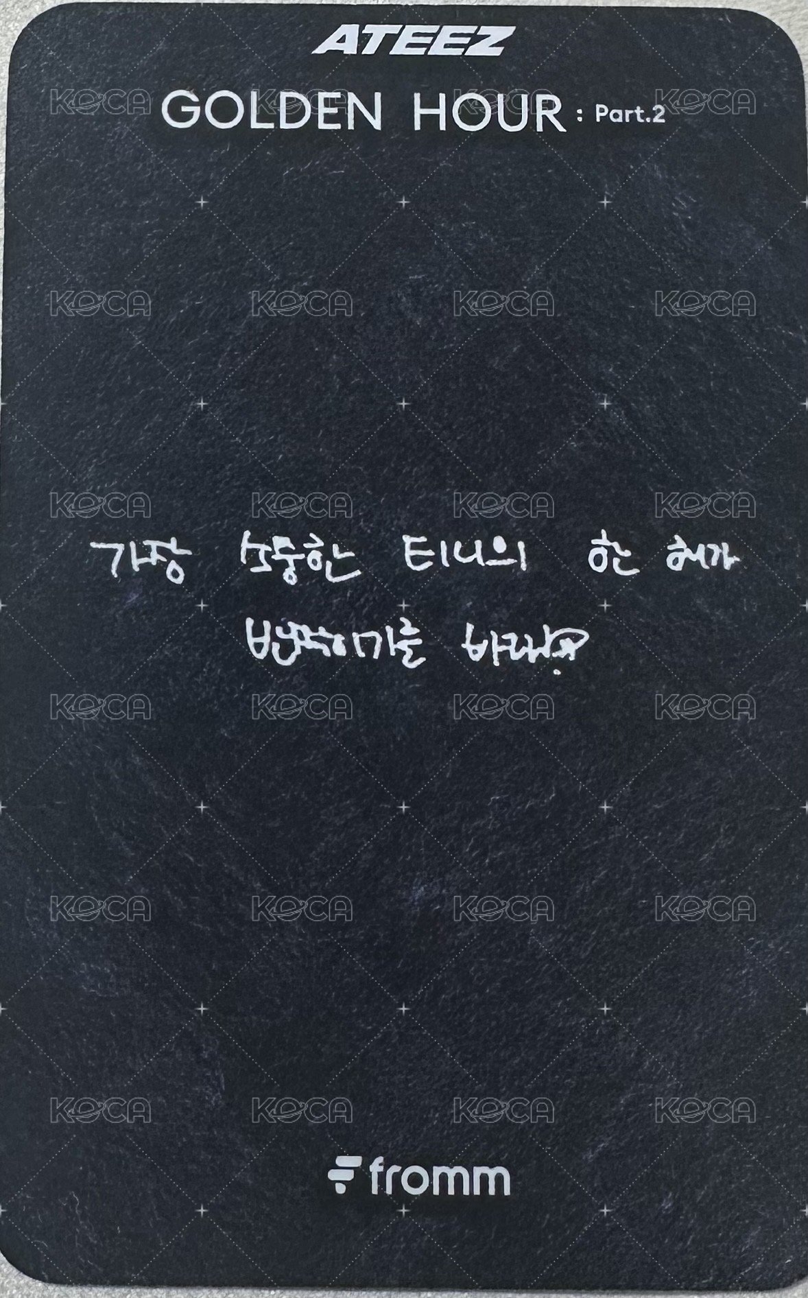 GH2 fromm 6.0 簽售卡  背面