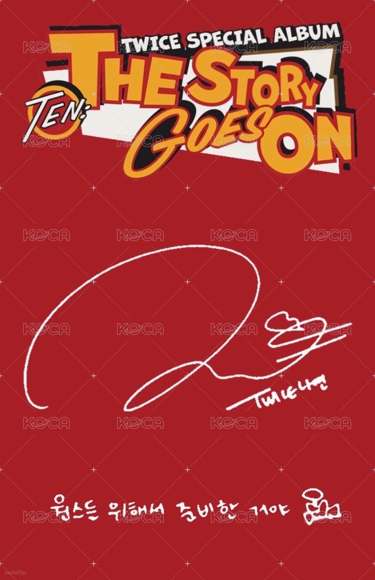 十週年特別專 專輯卡 Cast ver. 背面