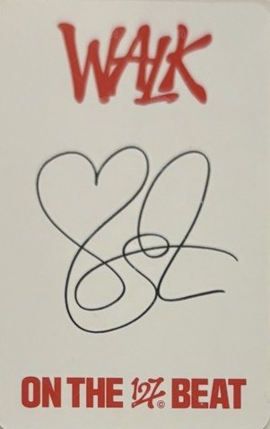 WALK 專輯卡 WALK Ver. 背面