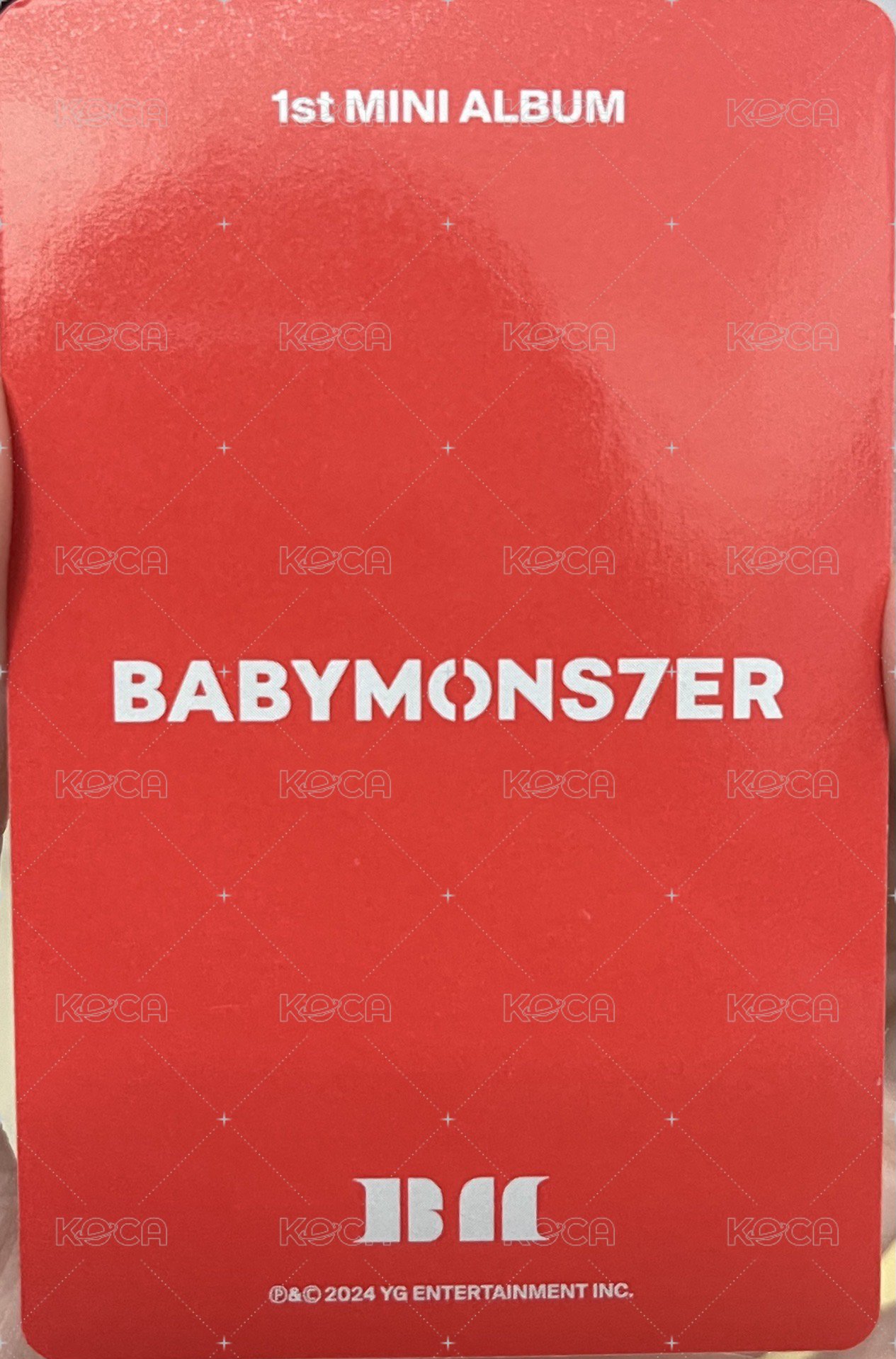 BABYMONS7ER 專輯卡  背面