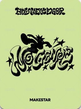 No Genre ms “MINI版“ 特典卡  背面