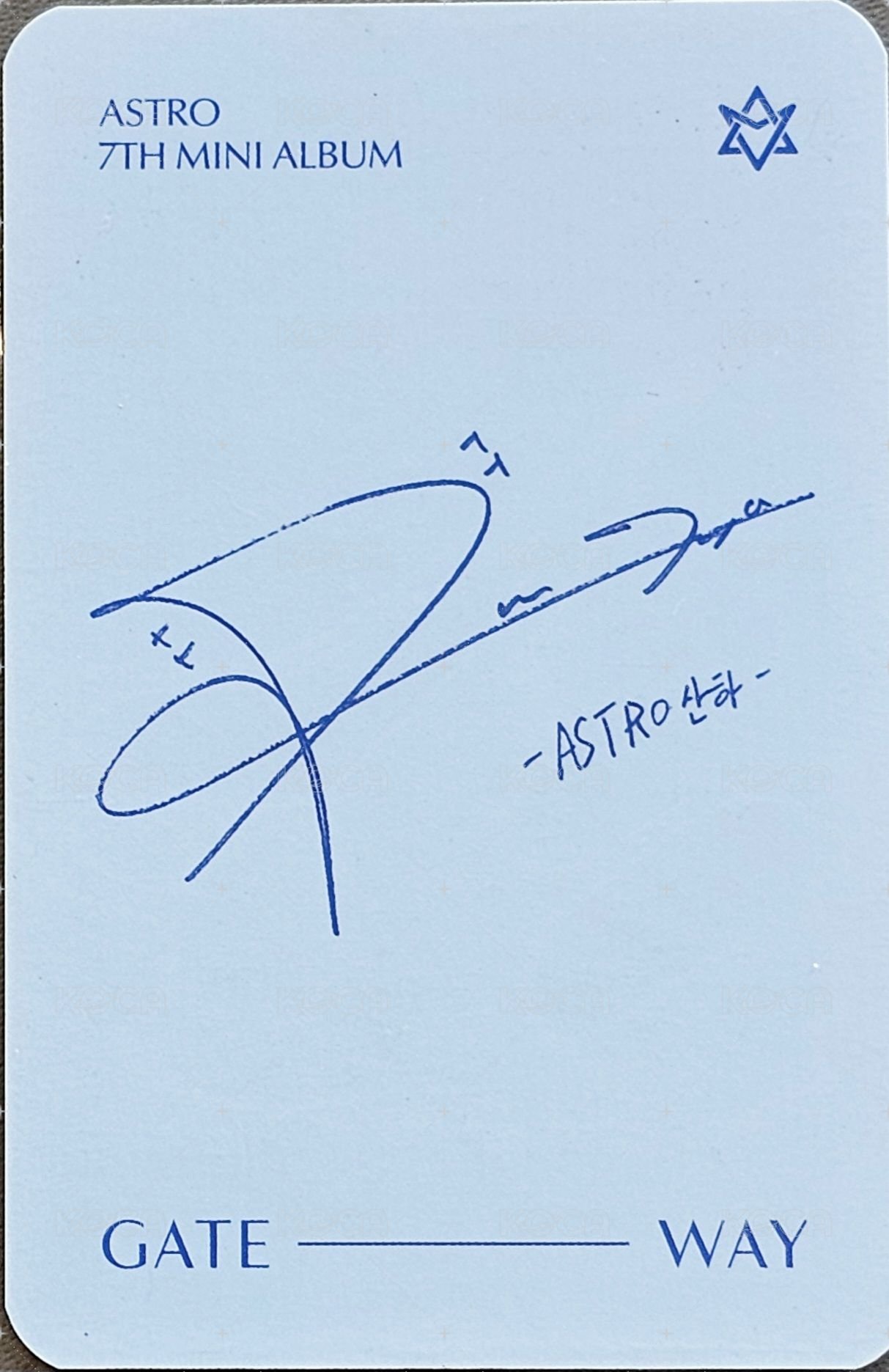 迷七 專輯卡 Another World ver. 背面