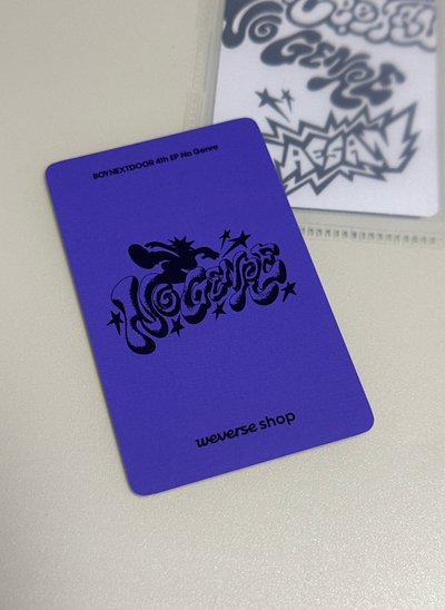 No Genre kkt 特典卡 4