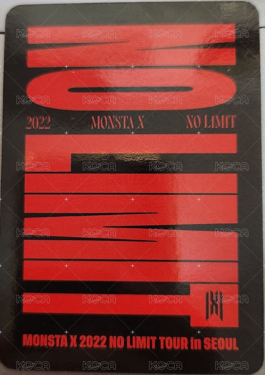2022巡演首爾場 周邊卡 隨機卡包 背面