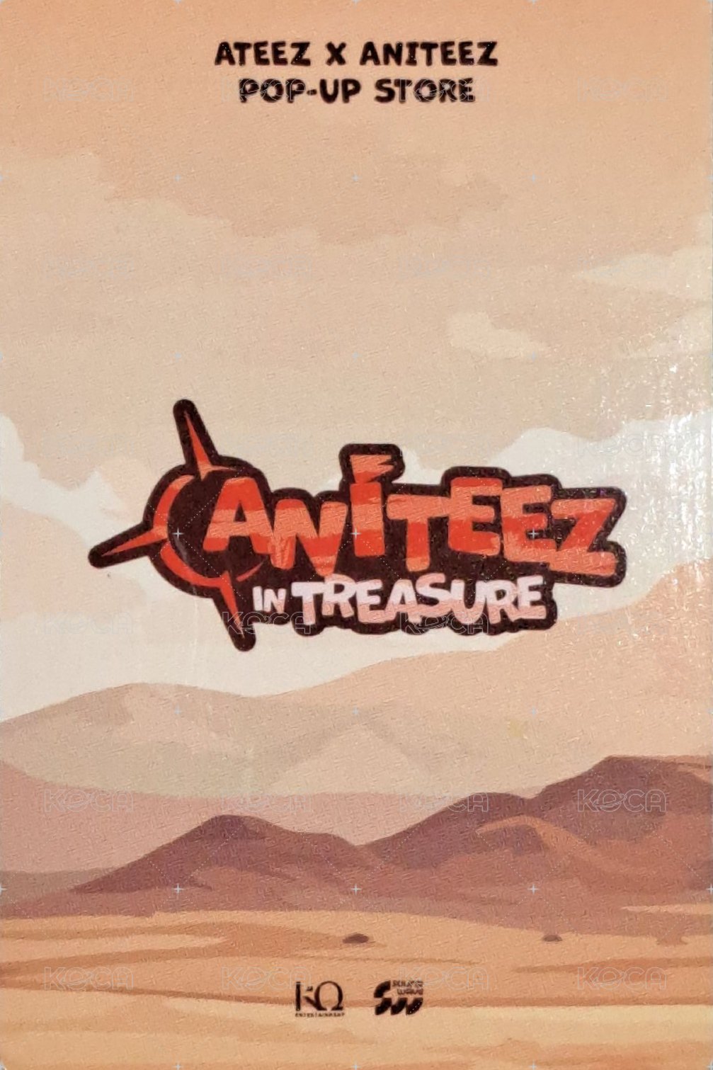 ANITEEZ IN TREASURE sw 滿額卡 10萬滿額 背面