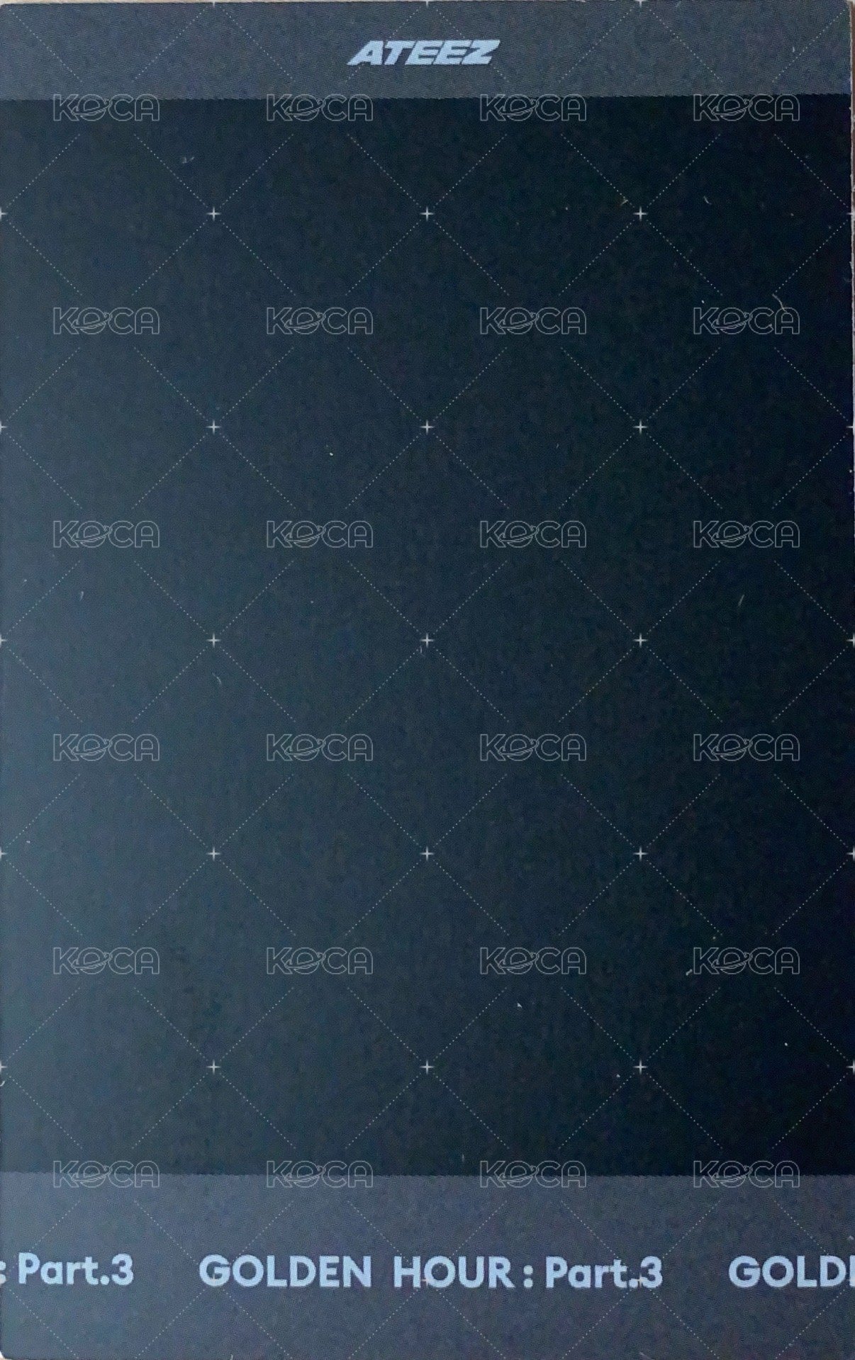 GH3 專輯卡 Poca 偽拍立得 背面