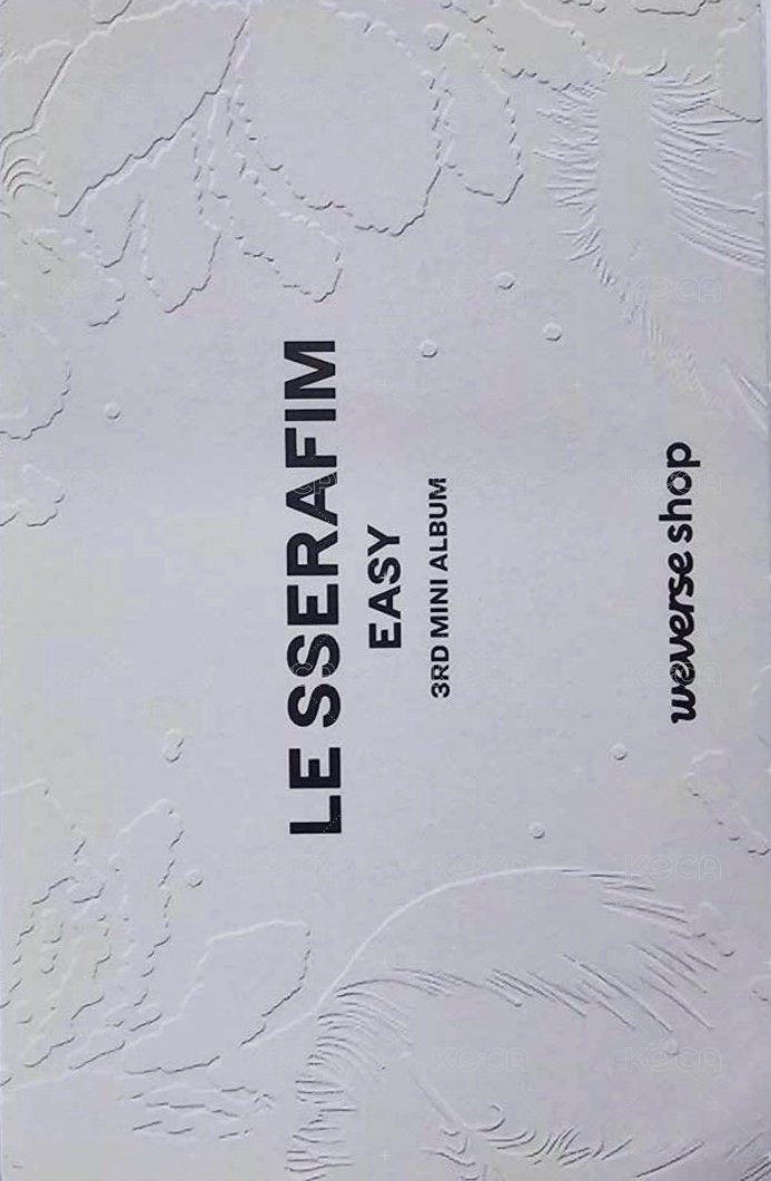 EASY wvs 單封預售 特典卡  背面