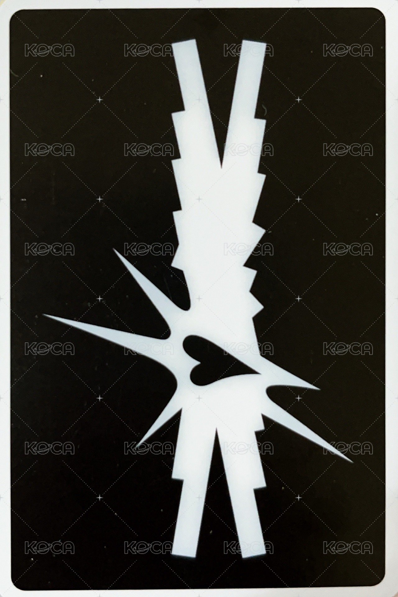 CRAZY 專輯卡 電子專Ver A固配 背面