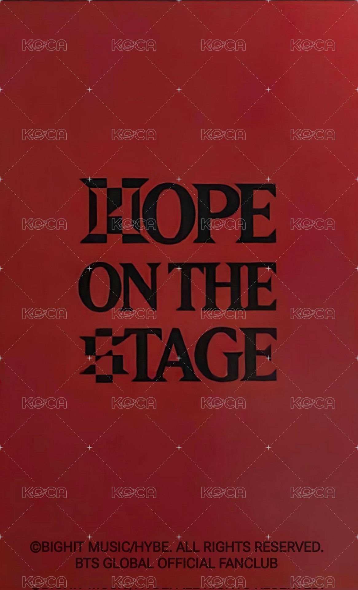 HOTS Tour 會員禮卡 日咖 入會/續會限定 背面