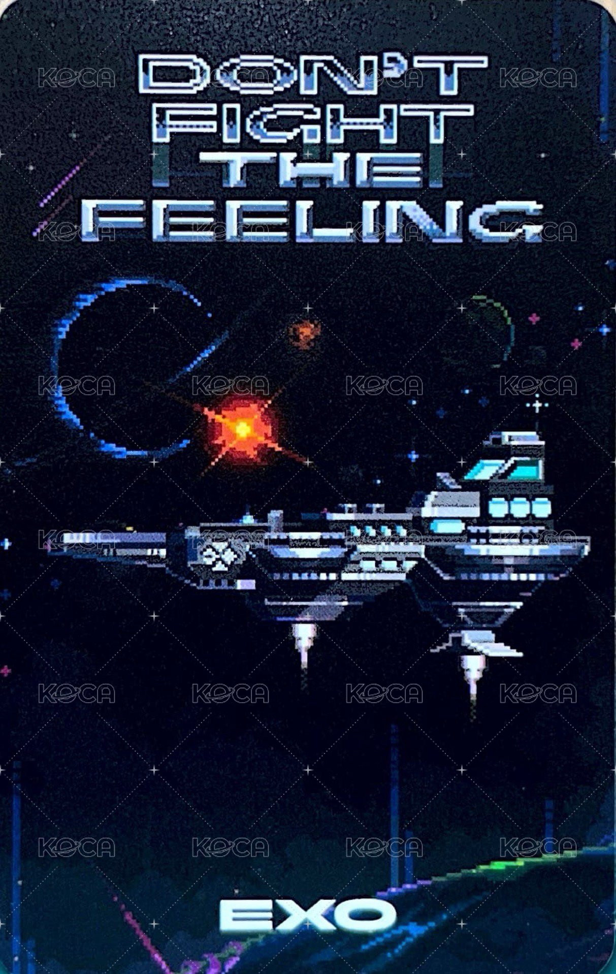 DON'T FIGHT THE FEELING 專輯卡 AR Clip Card 背面