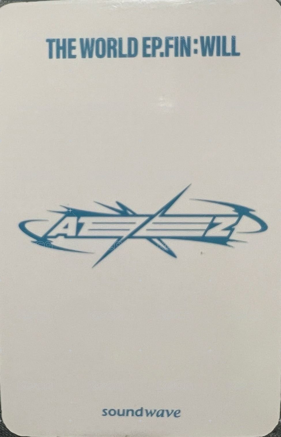 Will sw DIGIPAK 特典卡  背面