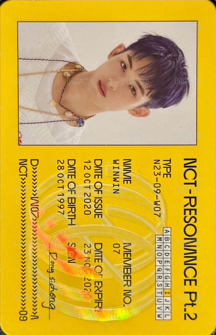 2020大隊 Pt.2 專輯卡  正面