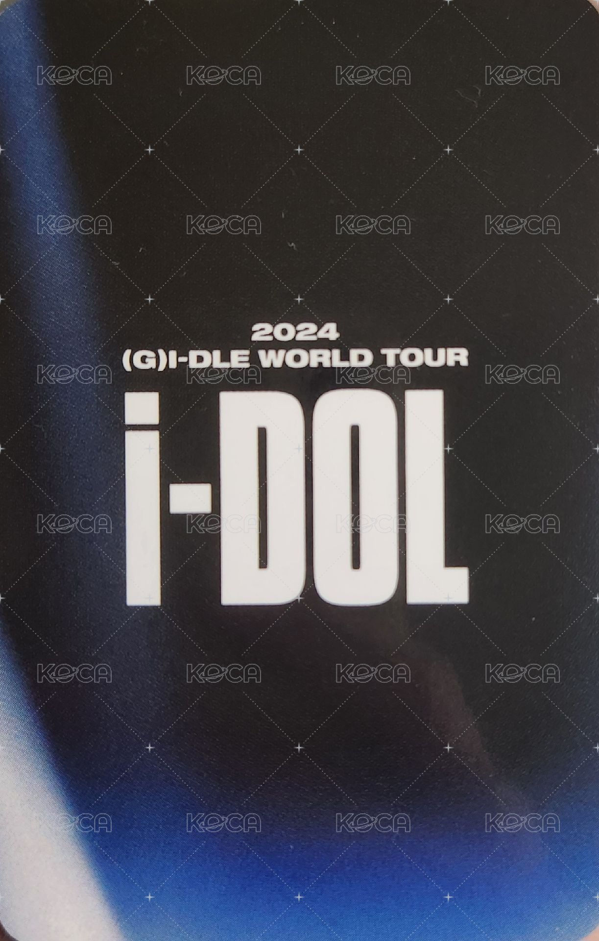 24’演唱會 iDOL 隨機卡 24世巡場周卡- 背面