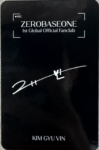 zb1 一期會員禮 金奎彬卡