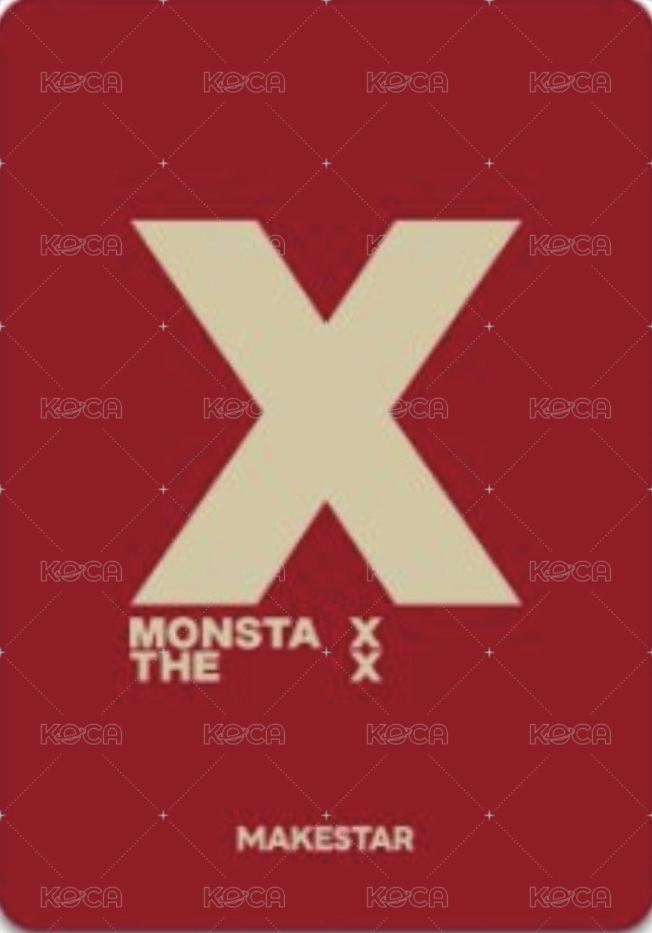 THE X ms 1.0 簽售卡  背面