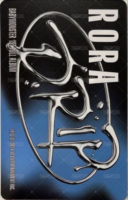 DRIP 專輯卡 Binder版專卡 RORA 背面