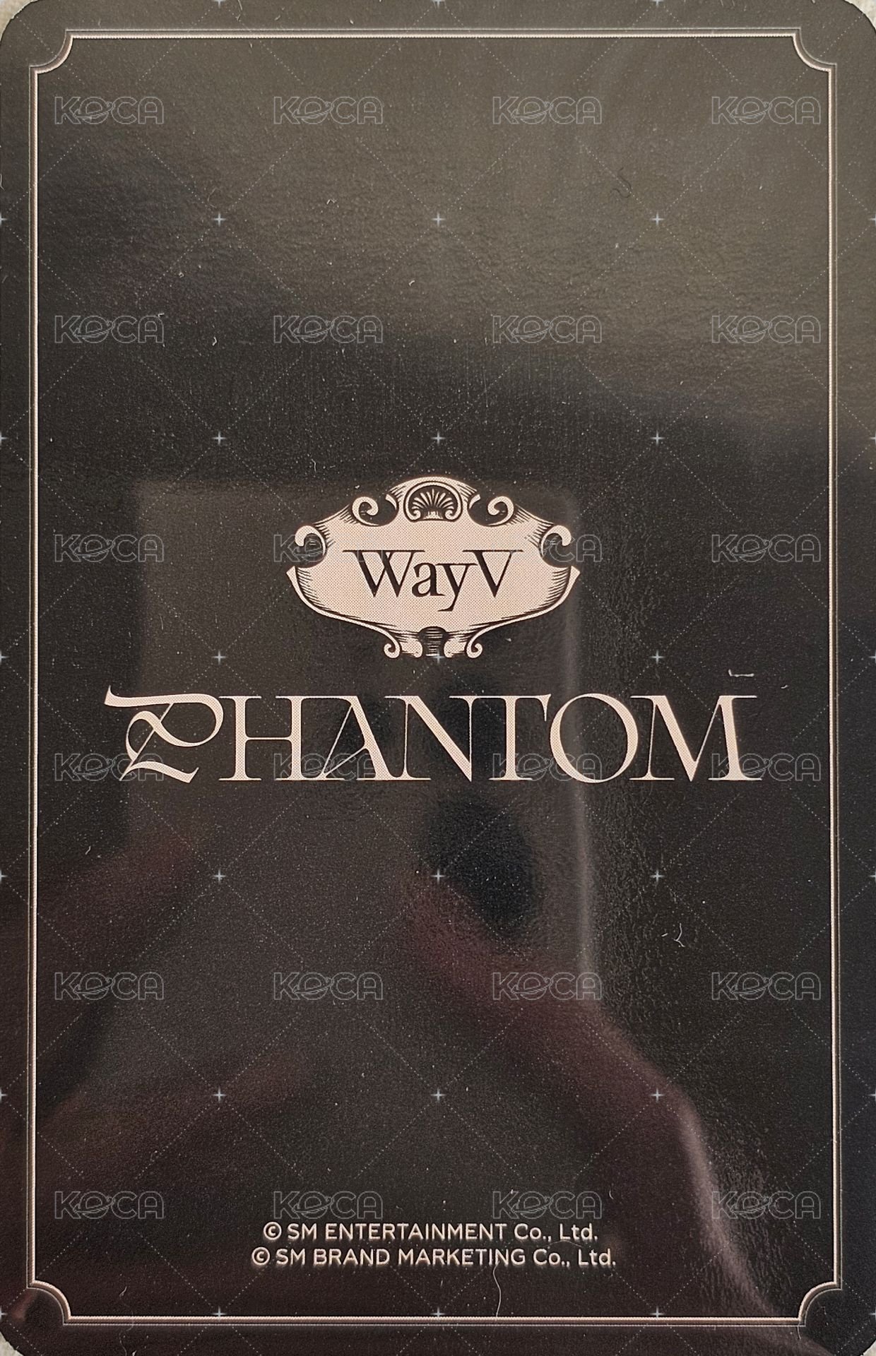 PHANTOM sm 簽售卡 簽售特典 背面